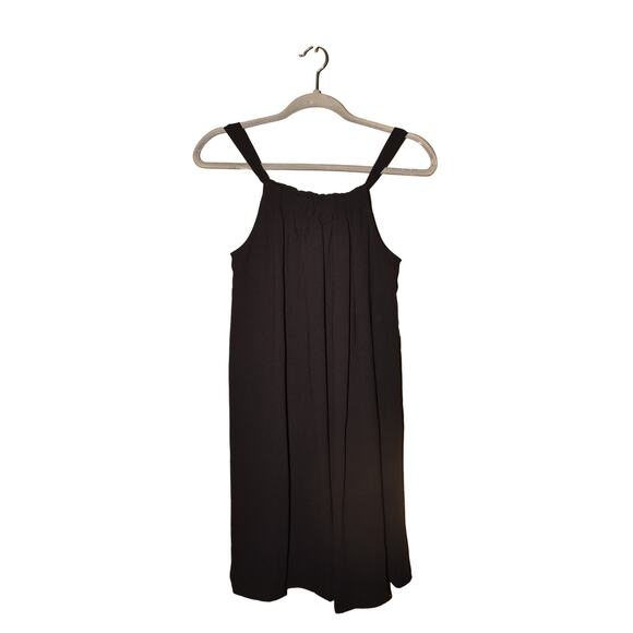 NINE WEST NEW $50 Black Sleeveless Halter Dress Tie Neck Lightweight Small‎ - Picture 1 of 3